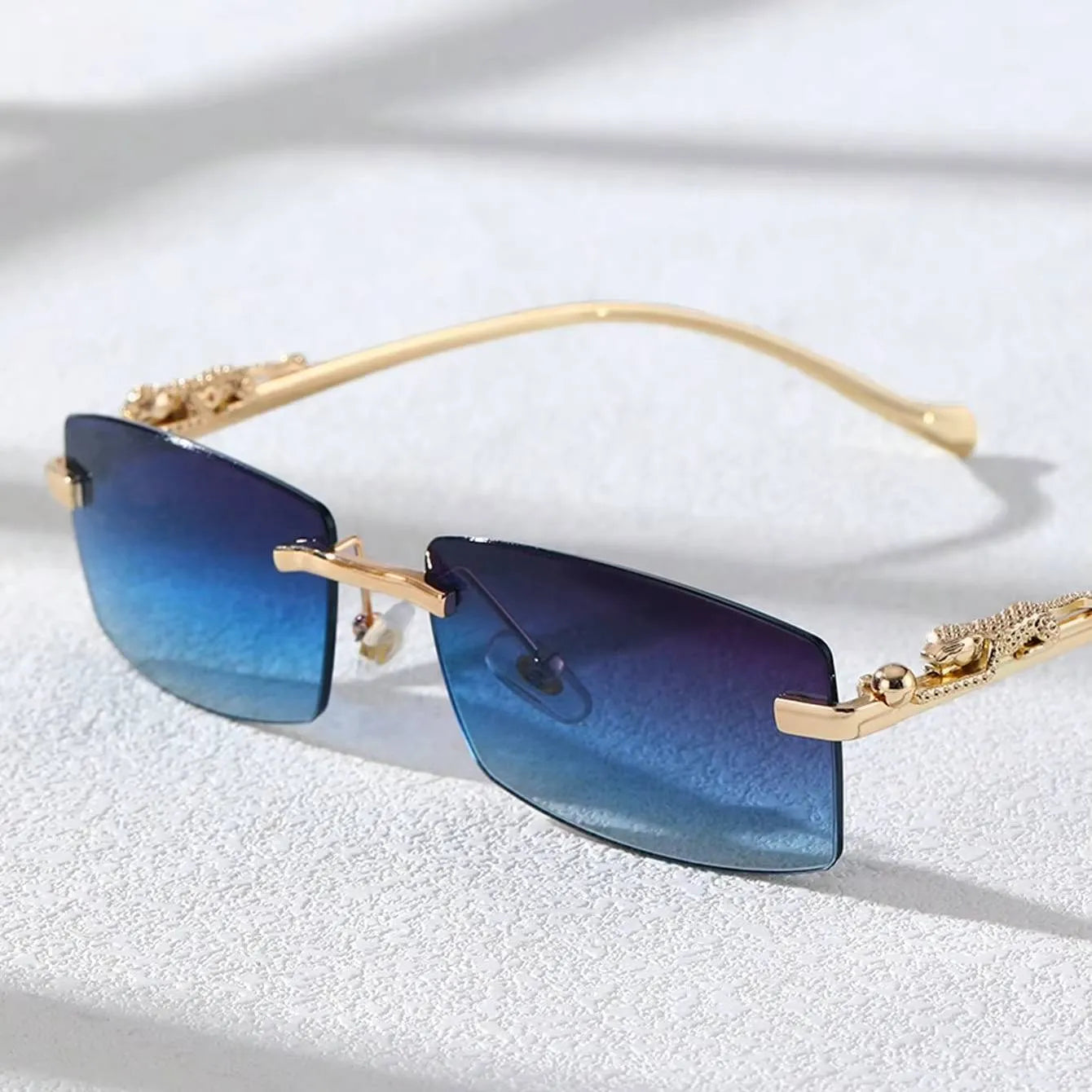 Chic Rimless Square Glasses