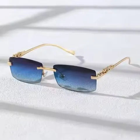 Chic Rimless Square Glasses